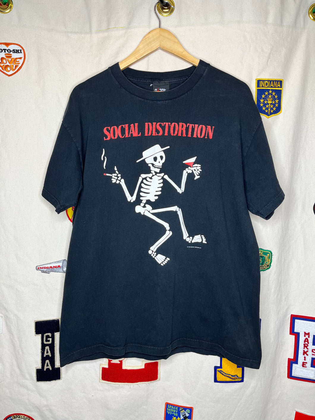 Vintage Social Distortion Rock Shirt: XL