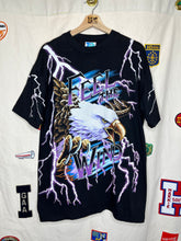 Load image into Gallery viewer, Vintage Feel The Wind American Thunder Lightning All Over Print T-Shirt: XL
