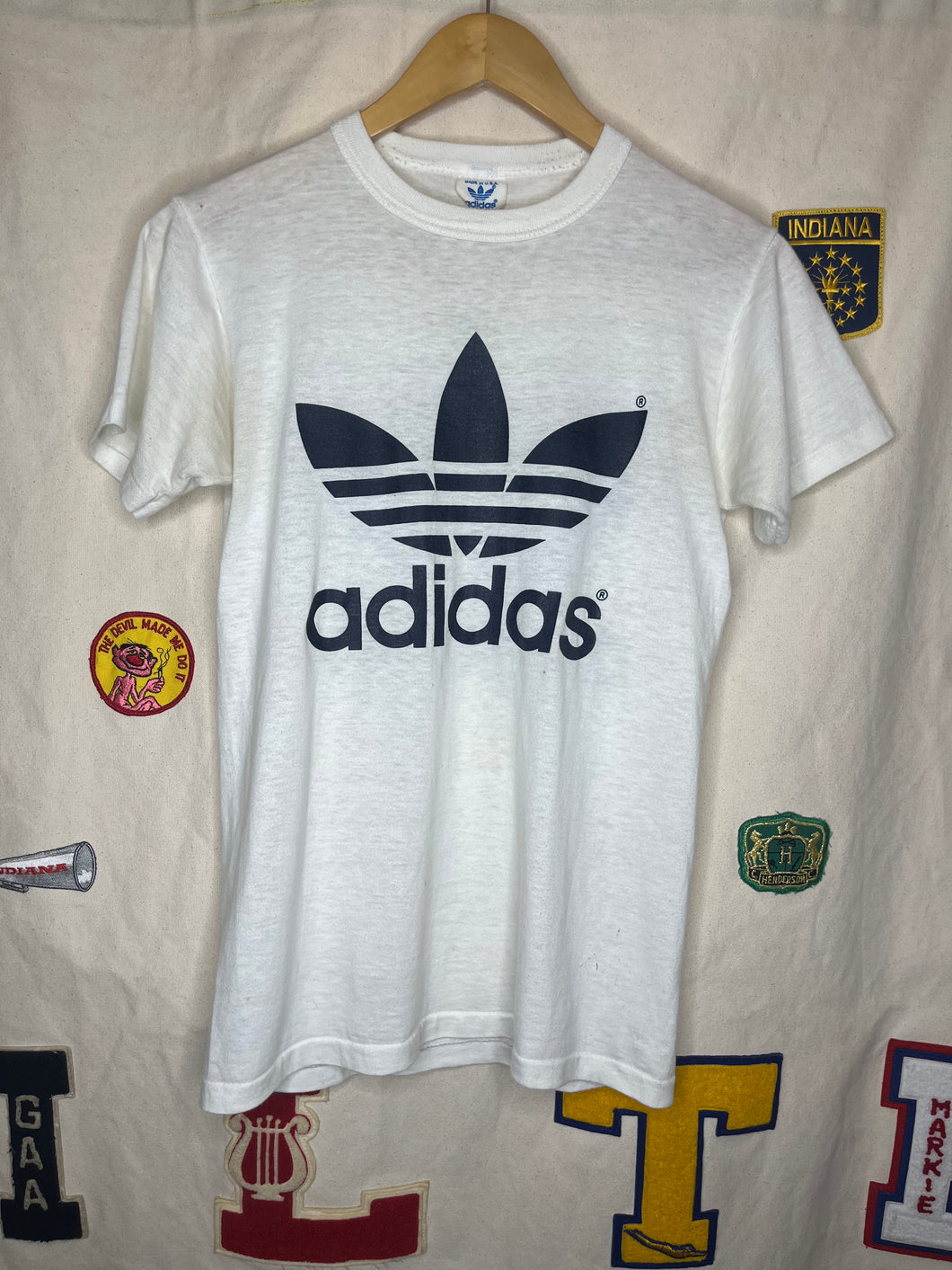 Vintage Adidas Double Sided T-Shirt: S