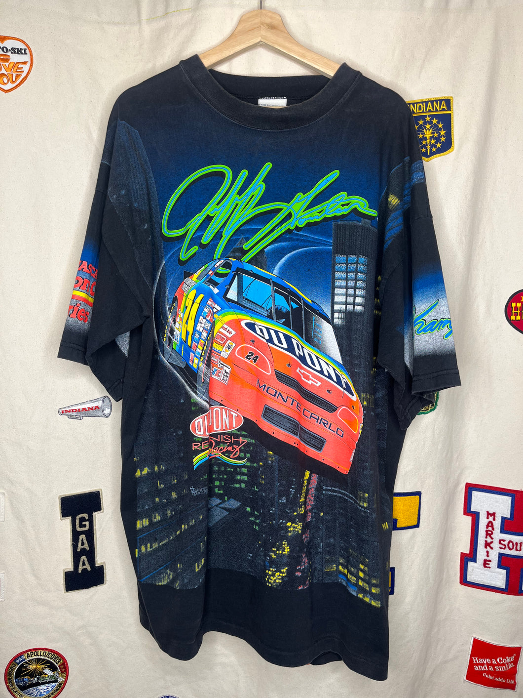 Vintage 1995 Jeff Gordon Nascar Winston Cup Champion T-Shirt: XXL