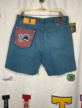 Load image into Gallery viewer, Vintage Philthy Patchwork Jorts. 34&quot;

