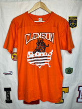 Load image into Gallery viewer, Vintage Clemson Football 1982 NCAA Bowl Champions Orange Russell T-Shirt: M
