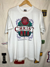 Load image into Gallery viewer, Vintage Soldiers of Christ Salvation Army White T-Shirt 1992: XL
