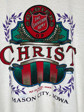 Load image into Gallery viewer, Vintage Soldiers of Christ Salvation Army White T-Shirt 1992: XL
