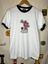 Load image into Gallery viewer, Vintage Y2K Red Kard Psychedelic Soccer Ringer T-Shirt: Small
