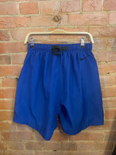 Load image into Gallery viewer, Nike ACG Blue Ripstop Nylon Belted Elastic Shorts: Medium
