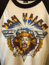 Load image into Gallery viewer, 1982 Van Halen Live Concert Raglan T-Shirt: Large
