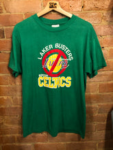 Load image into Gallery viewer, Boston Celtics “Laker Busters” Green T-Shirt: Large
