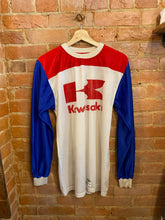 Load image into Gallery viewer, 70s Kawasaki Motocross Jersey: Medium
