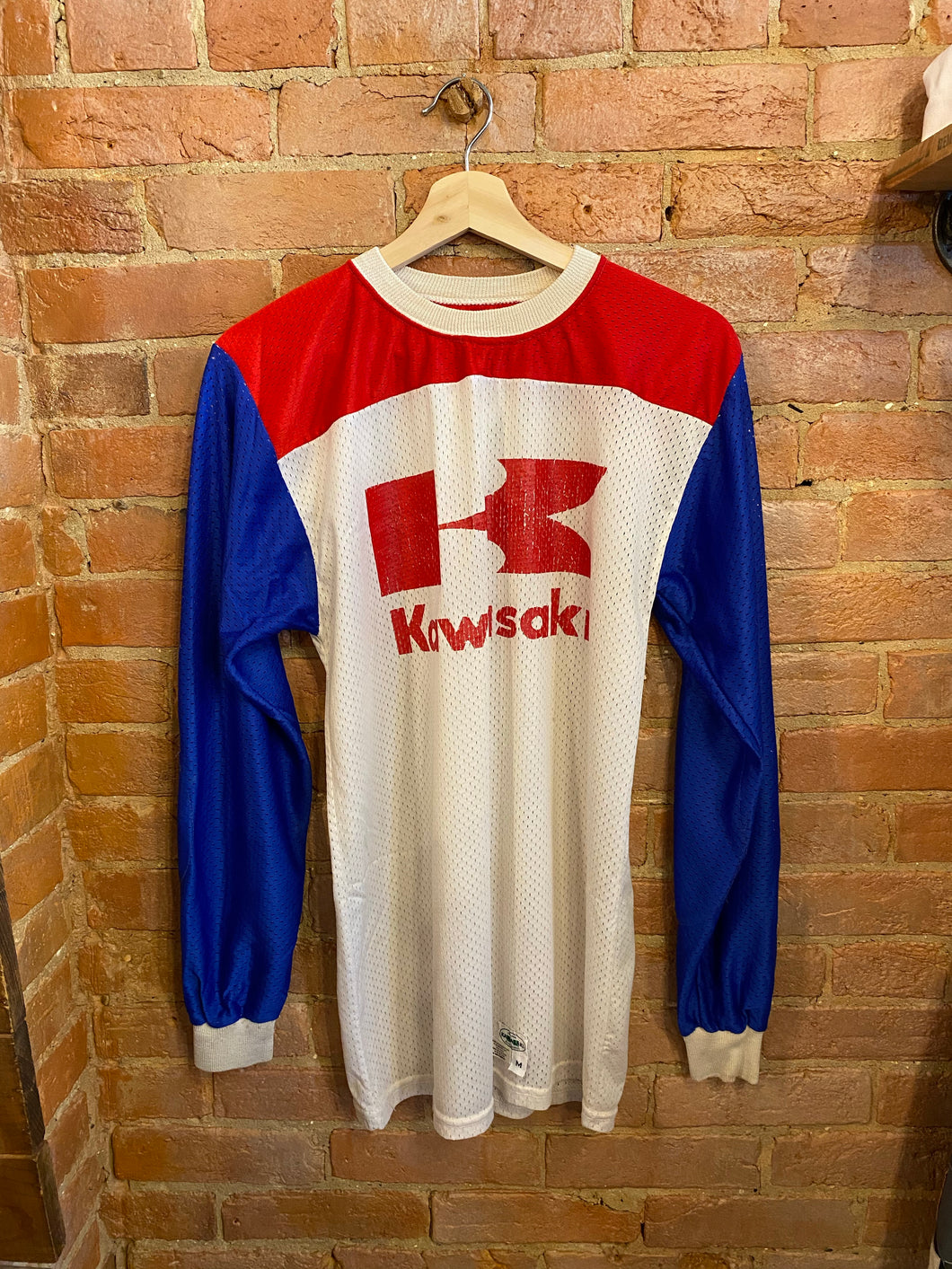 70s Kawasaki Motocross Jersey: Medium