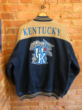 Load image into Gallery viewer, University of Kentucky Wildcats Heavy Denim Coat: XL
