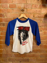 Load image into Gallery viewer, Vintage Bon Jovi Slippery When Wet Raglan Tee: XS/S
