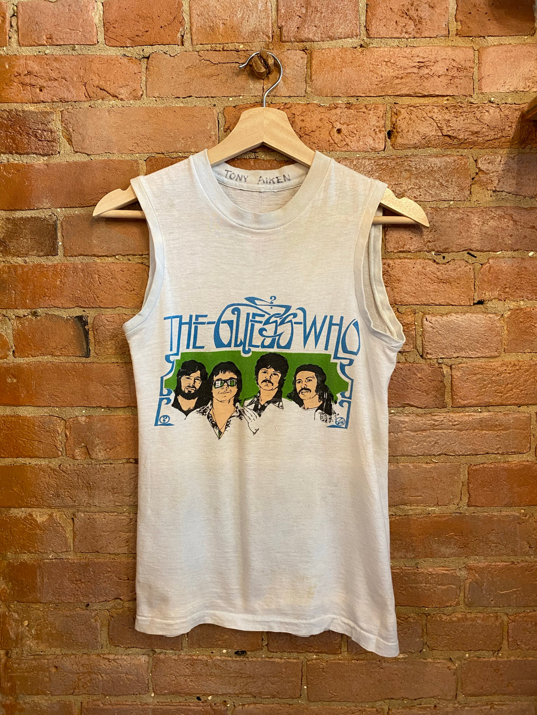 Vintage The Guess Who Tank: S