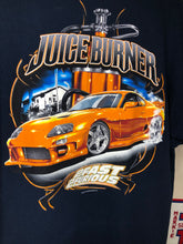 Load image into Gallery viewer, 2 Fast 2 Furious Juice Burner Navy Movie T-Shirt: XL
