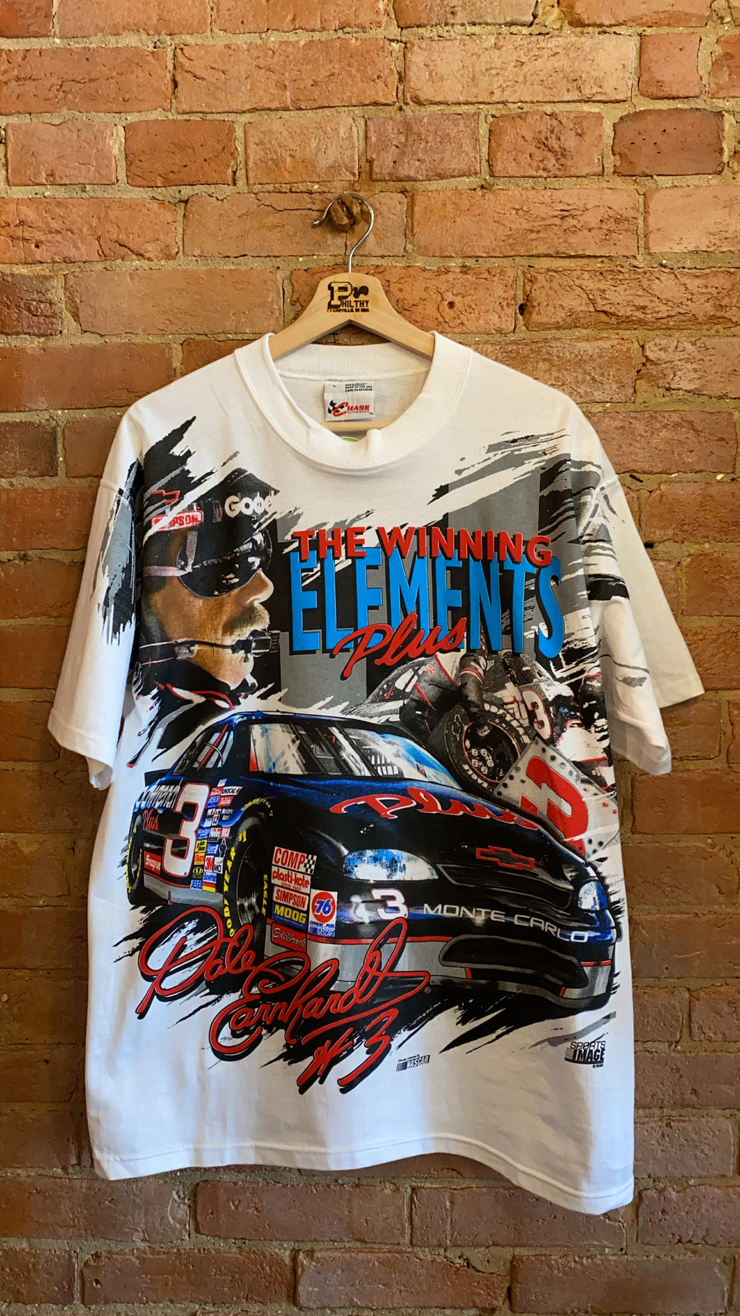 Dale Earnhardt Sr. All Over Print NASCAR T-Shirt: Large