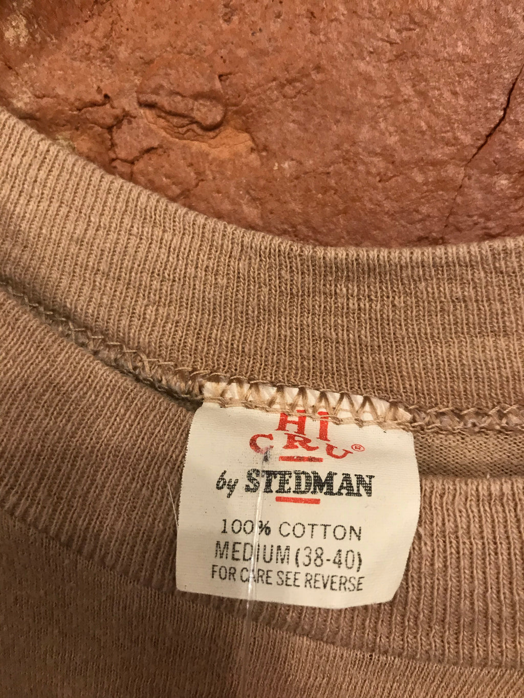 Vintage 1978 Nazareth “Expect No Mercy” Tour Tan T-shirt: Medium