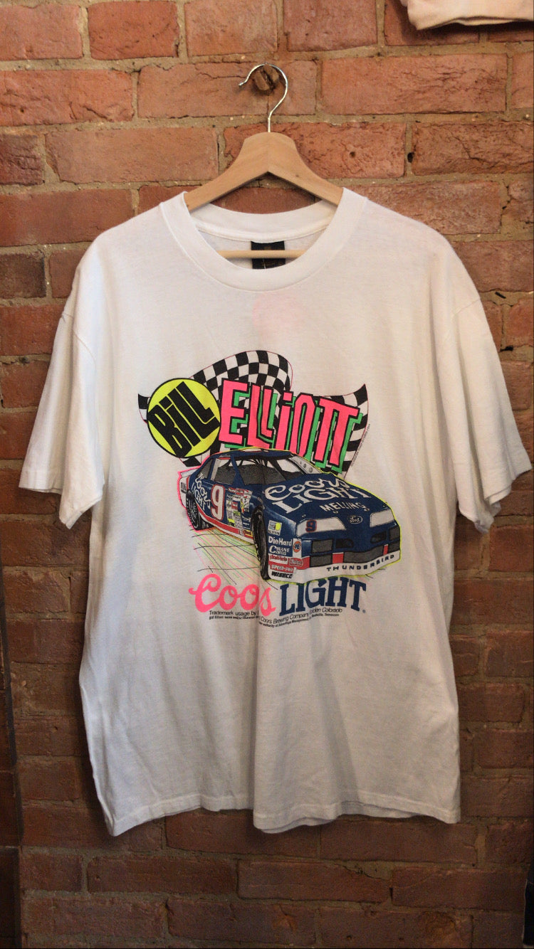 Bill Elliot Coors Light Racing T-shirt: XL