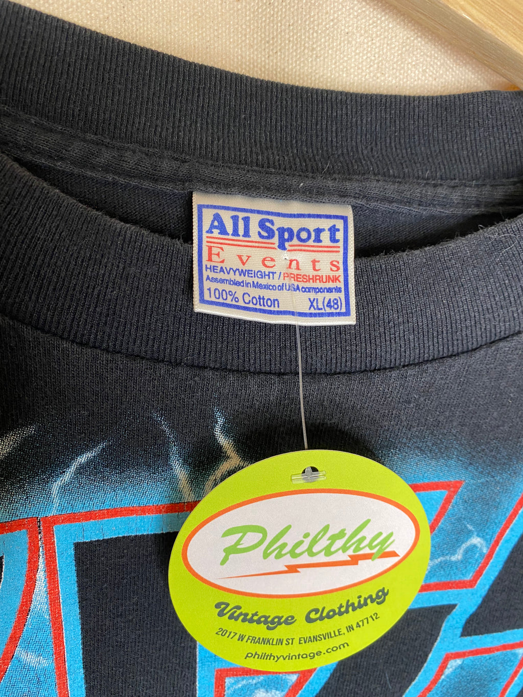 Vintage KISS Band Farewell Tour 2000 Rock Black All Sport T-Shirt : XL