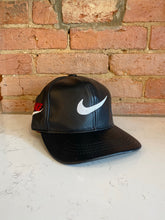 Load image into Gallery viewer, Vintage Leather Nike Strapback Hat
