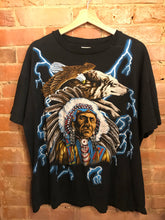 Load image into Gallery viewer, Native American American Thunder T-Shirt: L/XL
