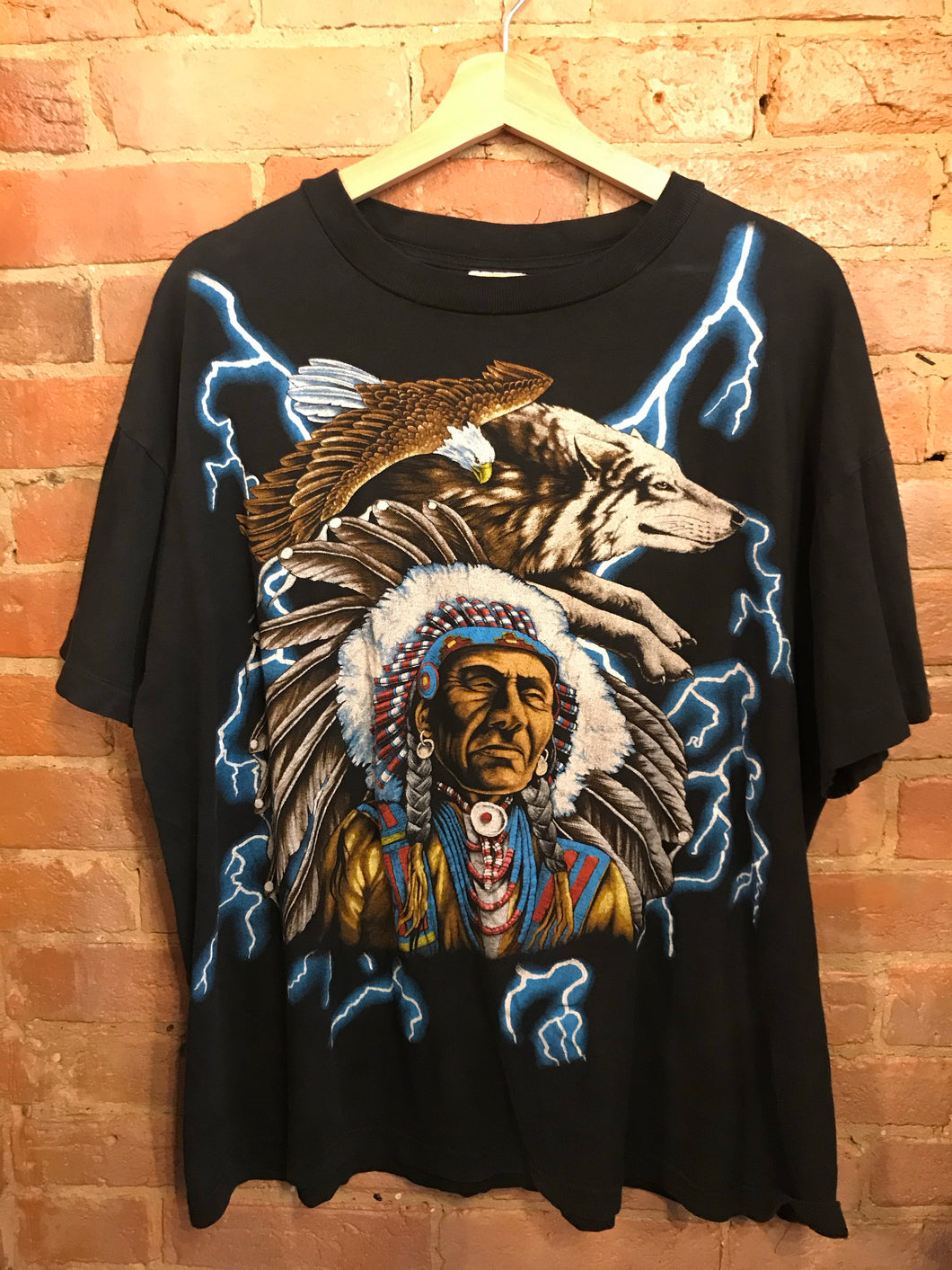 Native American American Thunder T-Shirt: L/XL