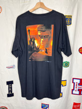 Load image into Gallery viewer, Vintage Planet of the Apes Stanley Desantis Black T-Shirt: XL
