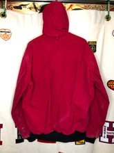 Load image into Gallery viewer, Vintage Red Carhartt Hood Zip Up Canvas Jacket: Large
