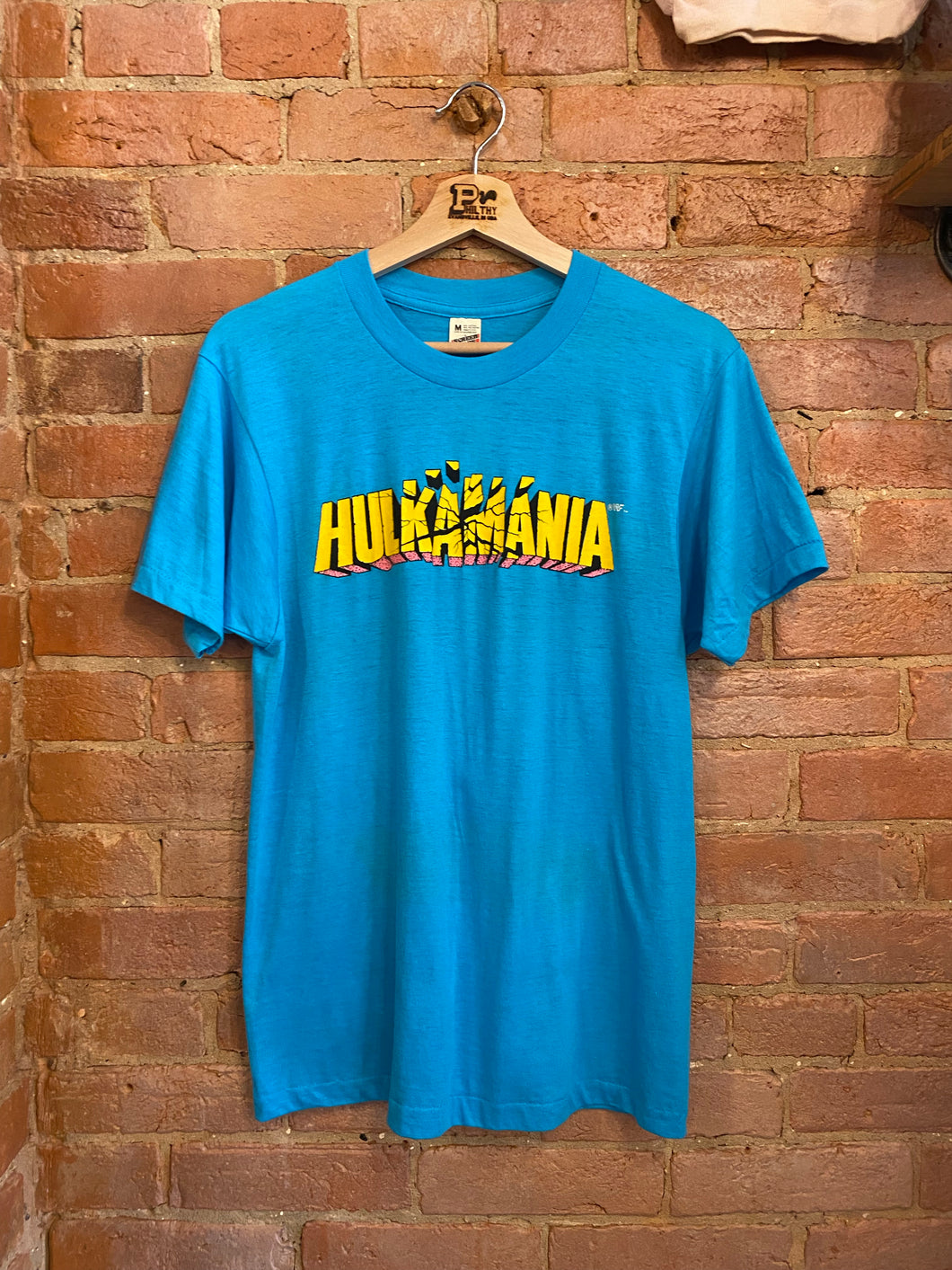 Vintage 80’s “Hulkamania” Hulk Hogan T-Shirt: M