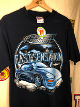 Load image into Gallery viewer, 2 Fast 2 Furious Fast Sensation Navy Movie T-Shirt: Medium
