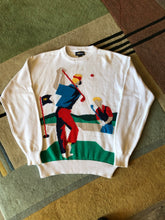 Load image into Gallery viewer, White Jack Nicklaus Knit Golf Sweater: XL
