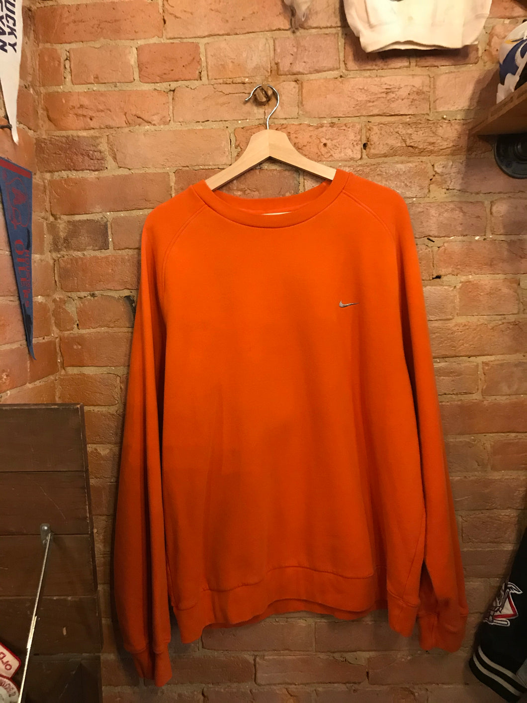 2000s Burnt Orange Nike Crewneck: XL