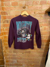 Load image into Gallery viewer, Mighty Ducks Waffle Knit Thermal Shirt: Youth Large
