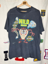 Load image into Gallery viewer, Vintage Harley Davidson Taz Wild Man Looney Tunes Black T-Shirt: Large
