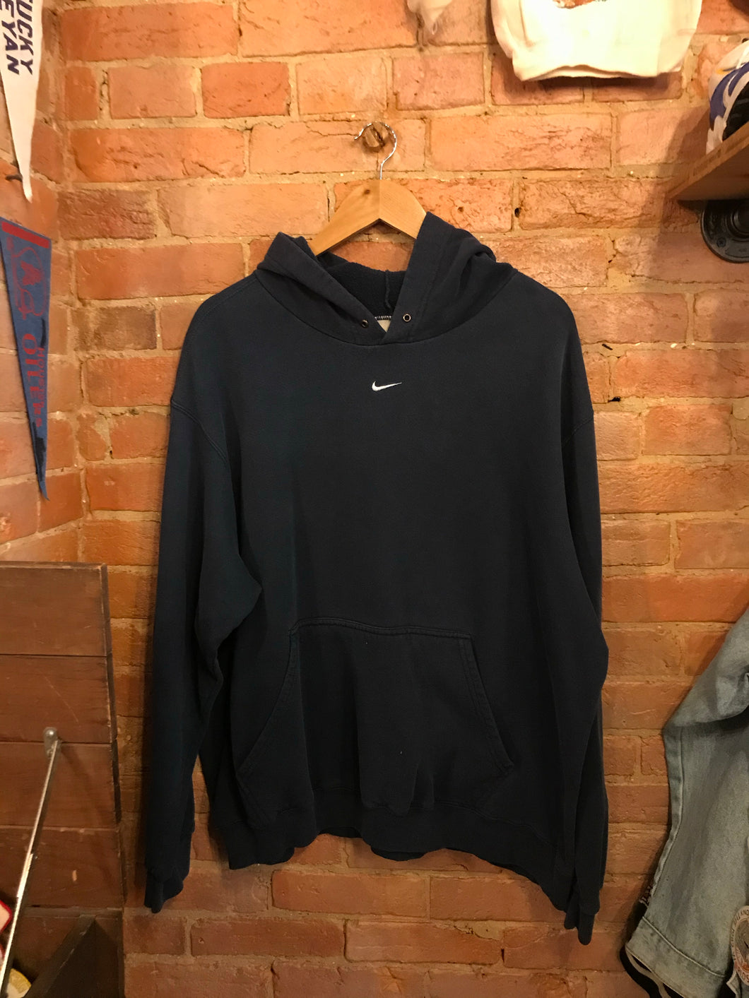 2000s Nike Center Swoosh Hoodie: XL