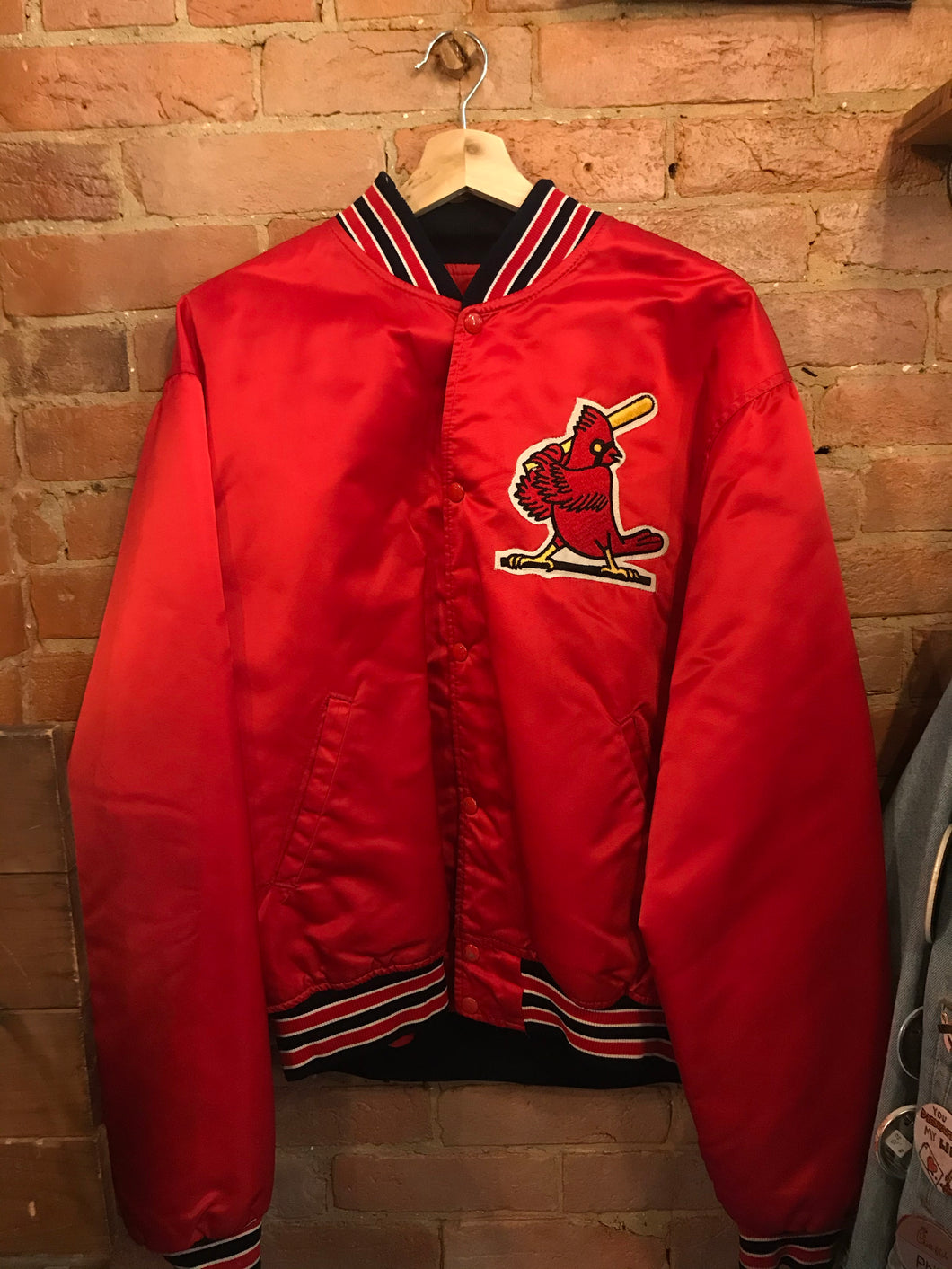 Starter St. Louis Cardinals Satin Jacket: XL