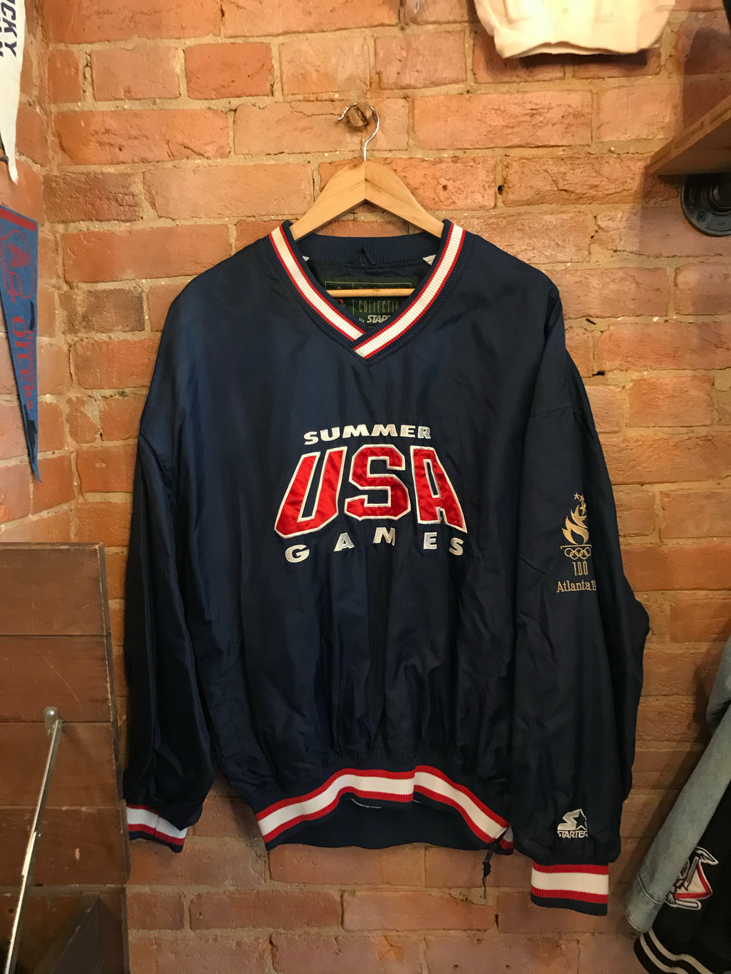 1996 Starter Olympic Pullover: XL