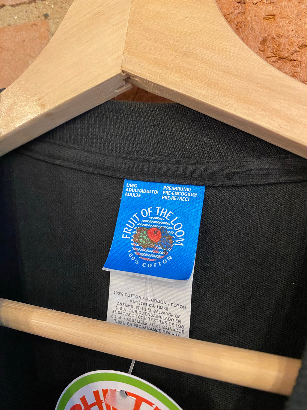 Vintage 1996 The Crow Movie Promo Black T-Shirt: Large