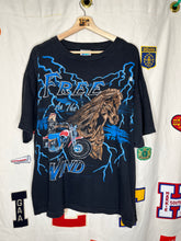 Load image into Gallery viewer, Vintage Free As The Wind Lightning Motorcycle T-Shirt: XXL
