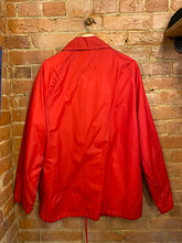 Load image into Gallery viewer, Vintage Blank Red Rain Jacket: M
