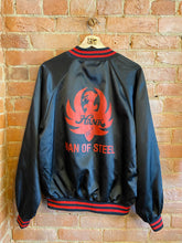 Load image into Gallery viewer, Vintage Hank Williams Man of Steel Satin Jacket: Large
