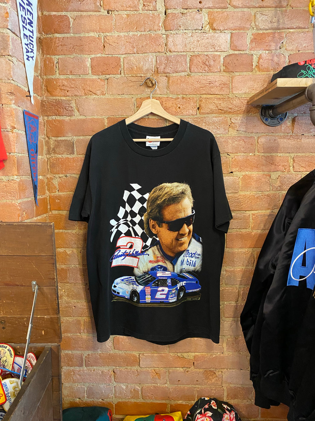 Rusty Wallace Big Face NASCAR T-Shirt: XL