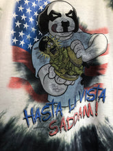 Load image into Gallery viewer, Vintage Big Dog Tie-Dye Hasta La Vista Saddam Hussein T-Shirt:
