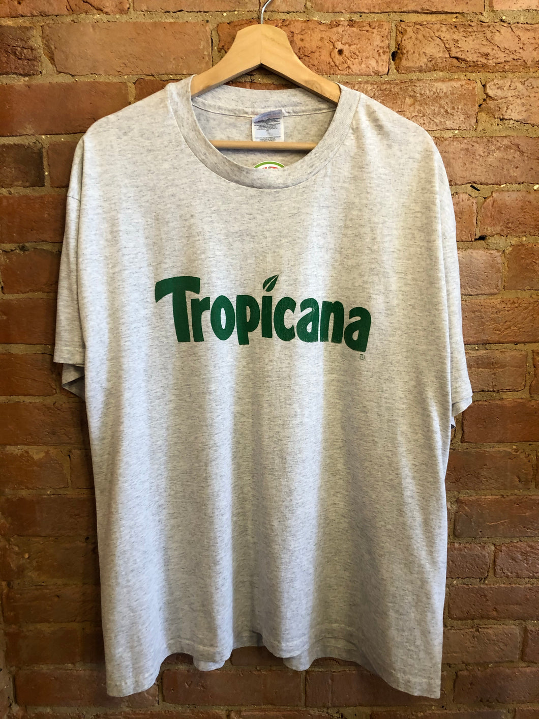 Vintage Tropicana Grey T-Shirt: XL