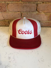 Load image into Gallery viewer, Coors Beer Trucker Snapback Hat
