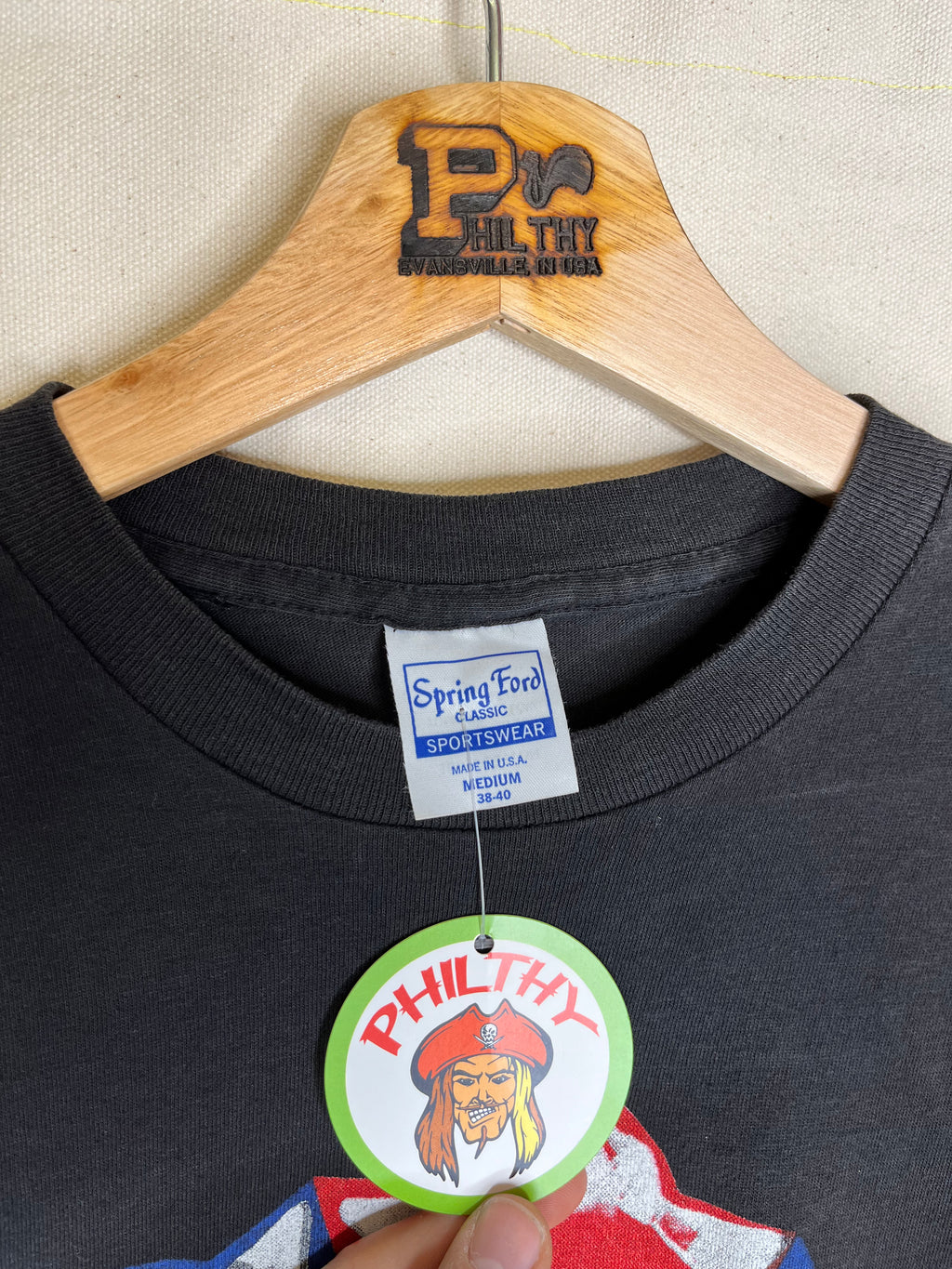 Vintage Bob Dylan 1988 Matchsticks Tour T-Shirt: Medium