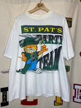 Load image into Gallery viewer, Vintage Garfield St. Patty’s Day T-Shirt: XL
