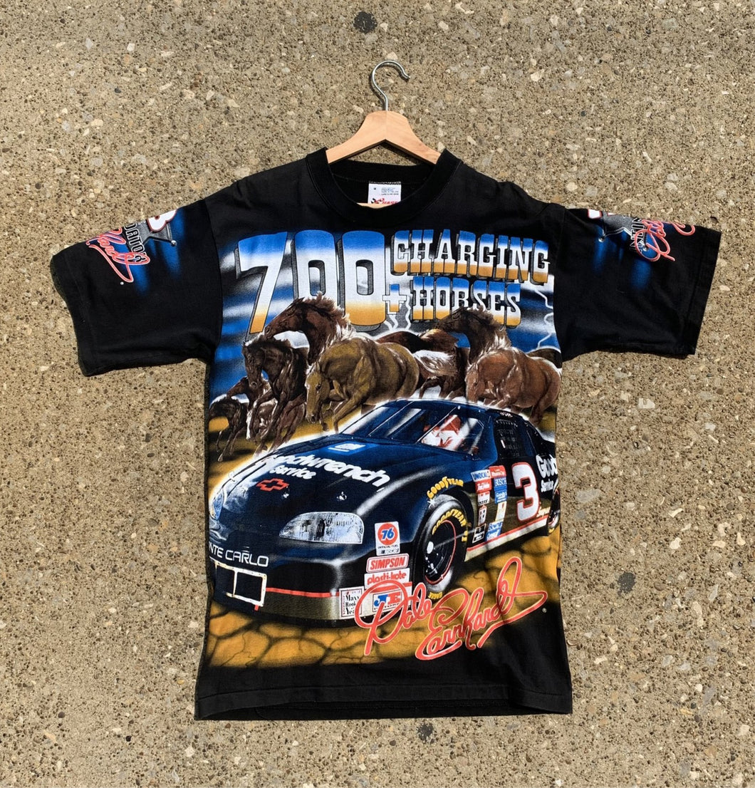 1997 Dale Earnhardt Allover Print T-Shirt : Medium