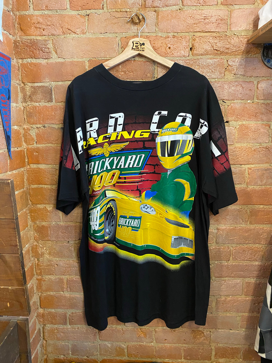 Brickyard 400 Nascar All-over Print Tshirt: XL