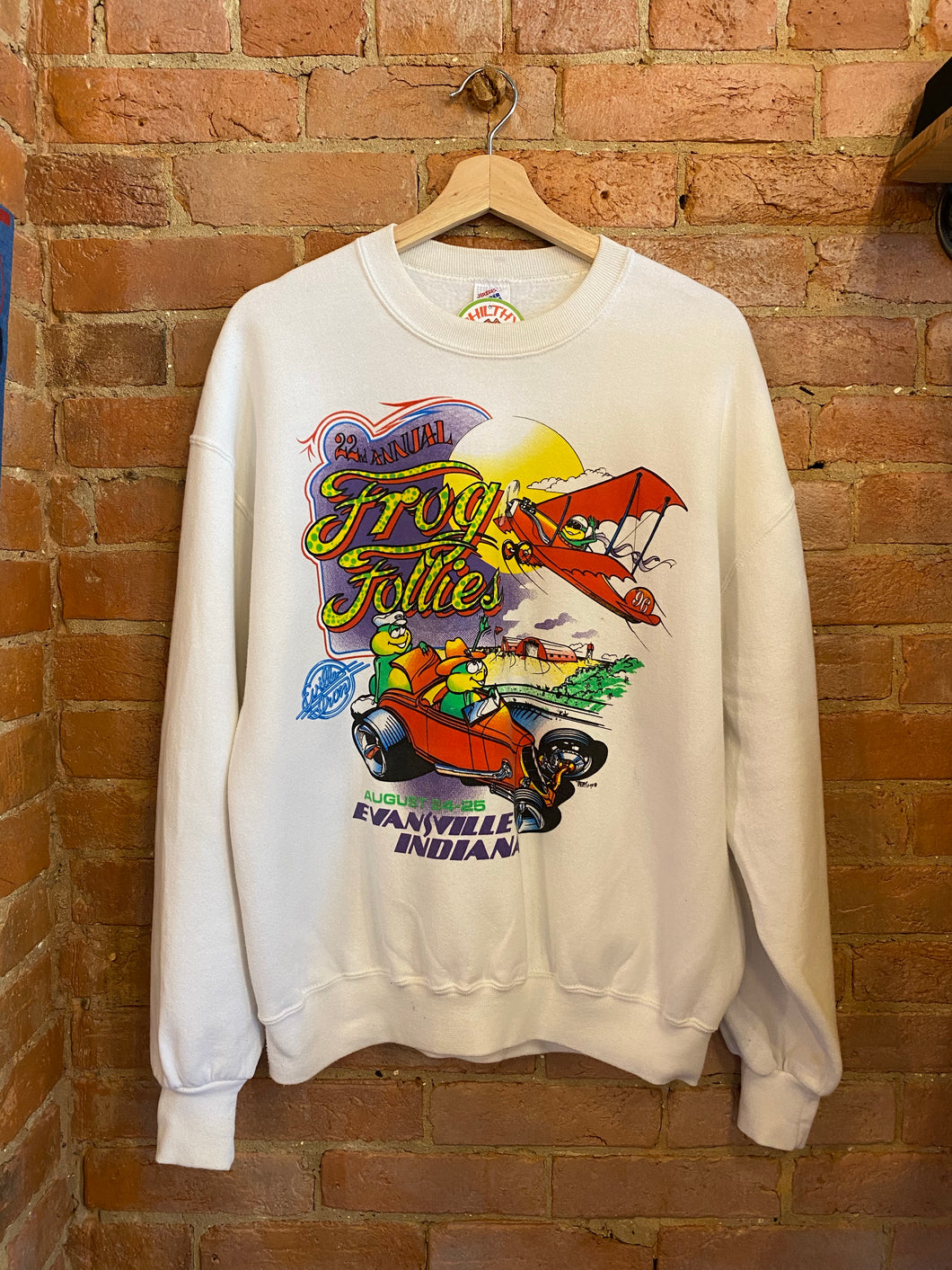 1996 22nd Annual Frog Follies Crewneck: L