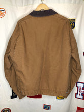 Load image into Gallery viewer, Vintage Carhartt Tan Detroit Canvas Zip Up Insulated Jacket: XL
